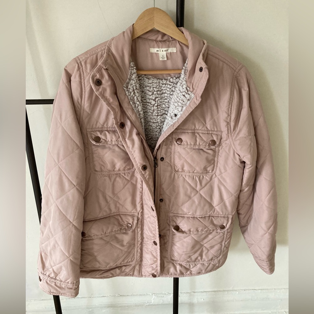 Miami Sherpa Lined Jacket Size M